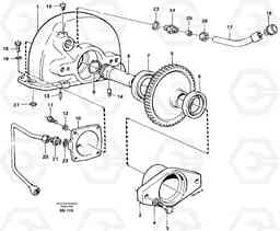 55157 Pump drive A25C, Volvo Construction Equipment