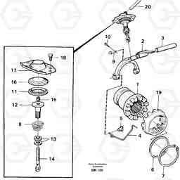 16594 Differential lock A25C, Volvo Construction Equipment