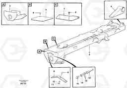 31963 Rear frame with assembly parts A25C, Volvo Construction Equipment