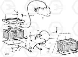 51583 Battery with fitting parts A25C, Volvo Construction Equipment