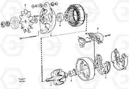 23549 Alternator A25C, Volvo Construction Equipment
