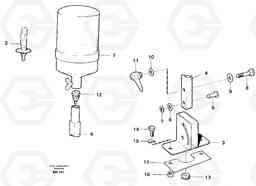 36373 Rotation warning light, A25C, Volvo Construction Equipment