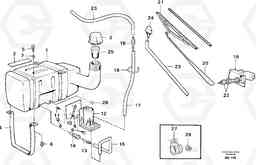 36374 Windscreen washer and wiper A25C, Volvo Construction Equipment