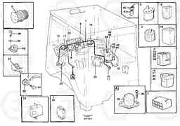 66882 Cable harnesses, cab A25C, Volvo Construction Equipment