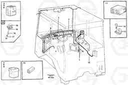 63958 Cable harnesses, cab A25C, Volvo Construction Equipment