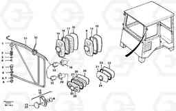 65396 Rear view mirror A25C, Volvo Construction Equipment