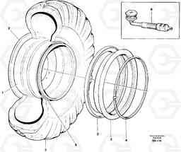 105065 Wheels A25C, Volvo Construction Equipment