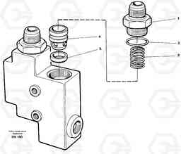 21887 Check valve A25C, Volvo Construction Equipment