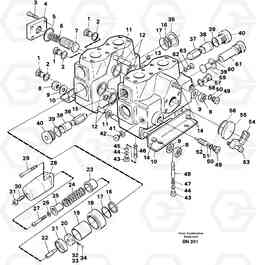 62851 Tip valve A25C, Volvo Construction Equipment