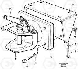 30244 Towing brace A25C, Volvo Construction Equipment