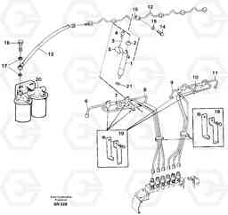 23725 Fuel pipes-injector A25C, Volvo Construction Equipment