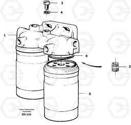 22003 Fuel filter A25C, Volvo Construction Equipment