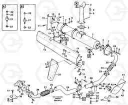 85100 Exhaust system A25C, Volvo Construction Equipment