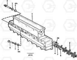 22010 Inlet manifold A25C, Volvo Construction Equipment