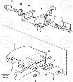 23445 Parking brake. A25C, Volvo Construction Equipment