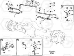 83367 Hydraulic brake system, trailer. A25C, Volvo Construction Equipment