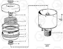 16645 Brake cylinder A25C, Volvo Construction Equipment