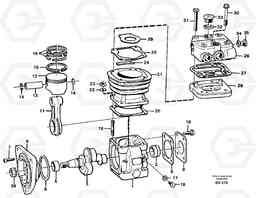 23452 Air compressor A25C, Volvo Construction Equipment