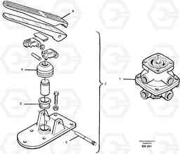 24026 Footbrake valve A25C, Volvo Construction Equipment