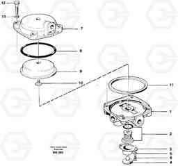 24037 Relay valve A25C, Volvo Construction Equipment