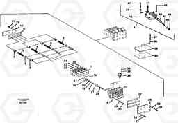 63960 Valve block A25C, Volvo Construction Equipment