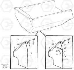 21899 Mudflap rear A25C, Volvo Construction Equipment