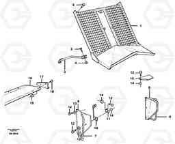 32949 Protective grid. A25C, Volvo Construction Equipment