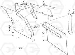 82437 Rear mudguadrs 2,5 M A25C, Volvo Construction Equipment