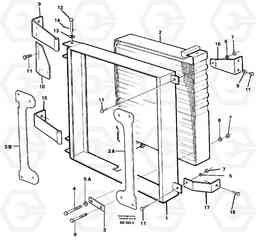 90359 Air conditioning, condenser fitting A25C, Volvo Construction Equipment