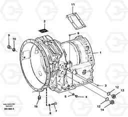 6954 Gearbox housing A25C, Volvo Construction Equipment