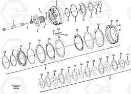 34681 Clutch A, B A25C, Volvo Construction Equipment