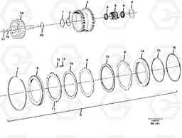 34682 Clutch and brake, D A25C, Volvo Construction Equipment