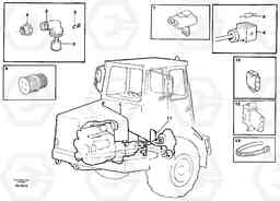 36379 Cable harnesses, front A25C, Volvo Construction Equipment