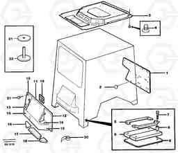 21916 Insulation, upholstery A25C, Volvo Construction Equipment