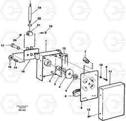 82764 Gear selector A25C, Volvo Construction Equipment