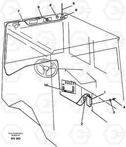 16563 Voltage converter and cable harness for radio. A25C, Volvo Construction Equipment