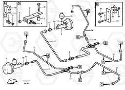 31823 Hydraulic brake system, trailer. A25C, Volvo Construction Equipment