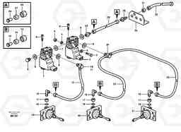 63961 Pneumatic system, diff lock, trailer A25C, Volvo Construction Equipment