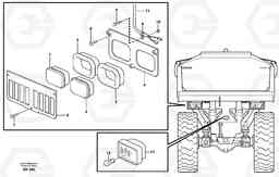 100456 Lighting, rear A25C, Volvo Construction Equipment