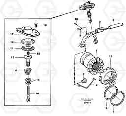 19031 Differential lock A30C, Volvo Construction Equipment