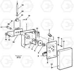 88255 Gear selector A30C, Volvo Construction Equipment