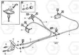 19036 Pneumatic system, 6x6 and diff lock, load unit A30C, Volvo Construction Equipment