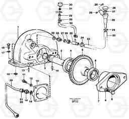 83131 Pump drive A30C, Volvo Construction Equipment