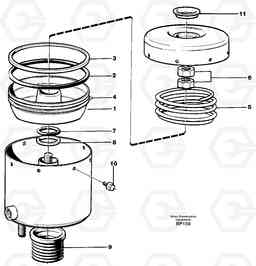 21249 Brake cylinder A30C, Volvo Construction Equipment