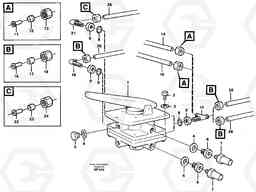 64299 Footbrake valve with mountings A30C, Volvo Construction Equipment