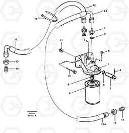 87143 Coolant filter A30C, Volvo Construction Equipment