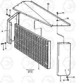 40977 Radiator casing A30C, Volvo Construction Equipment