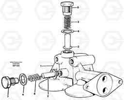 55166 Filter housing A30C, Volvo Construction Equipment