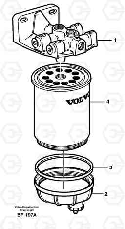 29391 Water separator A30C, Volvo Construction Equipment