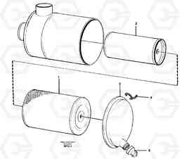 29400 Air filter A30C, Volvo Construction Equipment